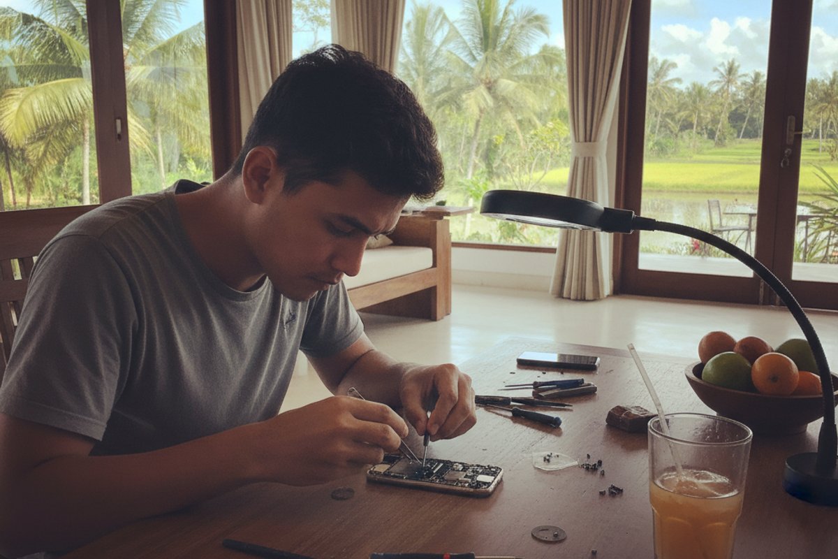 iPhone repair service in Bali